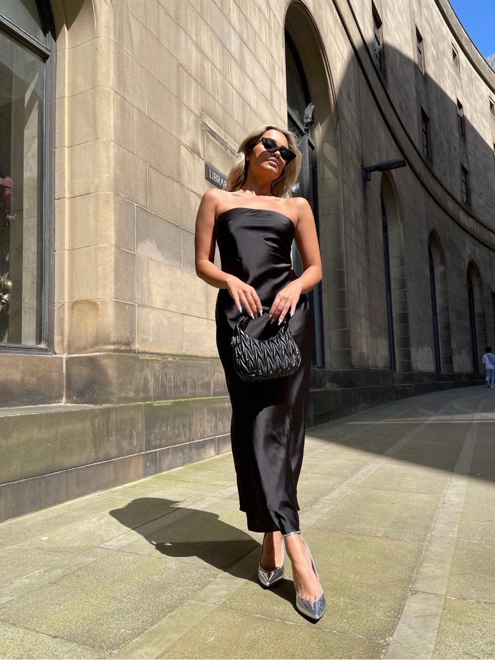 Saint Art Strapless Black Dress NWT | Modern Minimalist